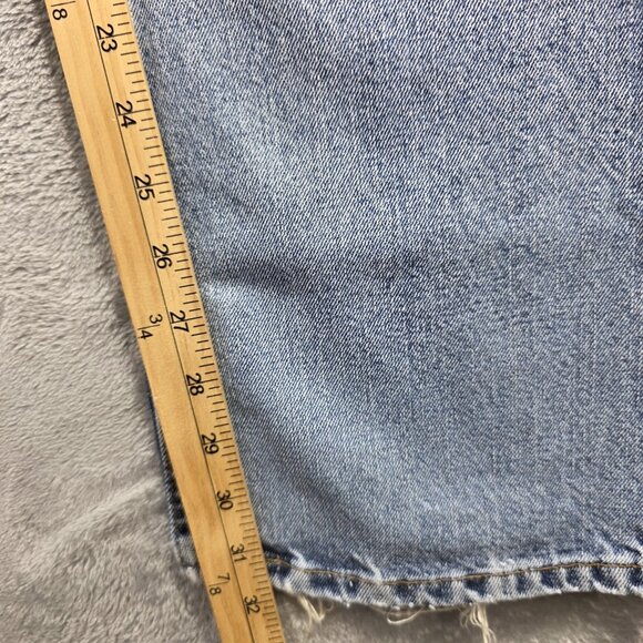 Silver Jeans Mens Jeans 28x32 Light Wash Blue Button Fly Straight Leg Denim - Picture 11 of 13